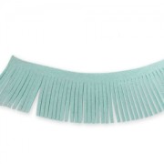 Nastro frange Ultra Suede mm. 28 Teal x1,6m