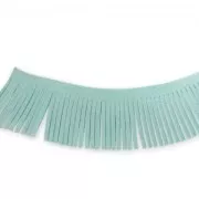 Nastro frange Ultra Suede mm. 28 Teal x1,6m