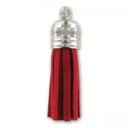 Nappina Ultra Suede mm. 36 rodiato Rosso x1