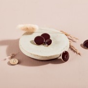 Bottone per cucire in metallo - Atelier Brunette Dotty 15 mm - Ruggine x1|raw }}