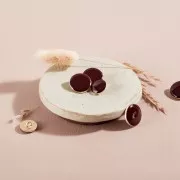 Bottone per cucire in metallo - Atelier Brunette Dotty 15 mm - Ruggine x1