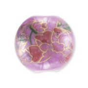 Tonda in ceramica mm. 14 Malva x1|raw }}