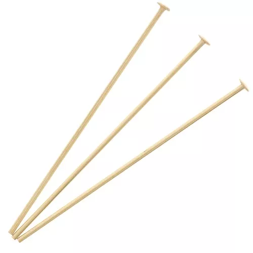 Chiodini a testa piatta 31x0.6 mm - Gold filled x10
