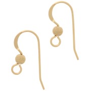 Ganci a sfera con diamanti 13 mm -Gold filled x2|raw }}