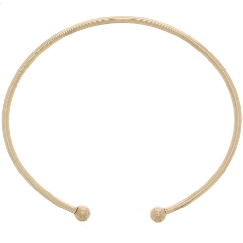 Braccialetto 2.2 mm con palline svitabili - Gold filled x17.5cm