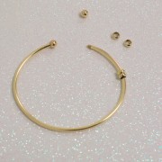 Braccialetto 2.2 mm con palline svitabili - Gold filled x17.5cm