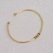 Braccialetto 2.2 mm con palline svitabili - Gold filled x17.5cm