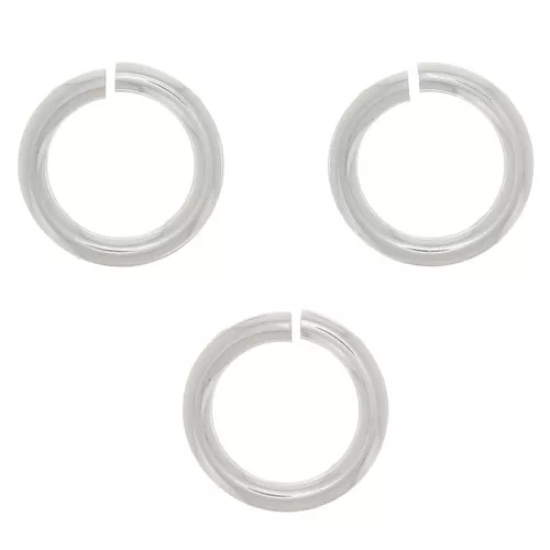 Anelli aperti in argento 925 5x0,8 mm x10
