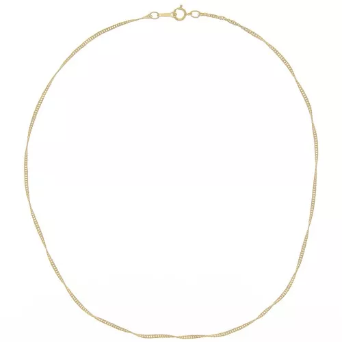 Girocollo maglia Singapore 1.6 mm - Gold filled x41cm