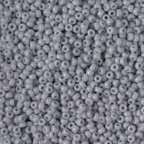 Rocaille Miyuki 11/0 0498 - Opaque Cement Gray x8g