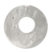 Distanziatore a disco scavato martellato 10 mm - Rodio x1|raw }}