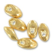 Long Magatama Miyuki mm.4x7 LMA-4202 - Duracoat Galvanized Gold x 10g