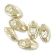 Long Magatama Miyuki mm. 4x7 LMA-4201 - Duracoat Galv. Silver x 10g|raw }}