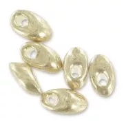 Long Magatama Miyuki mm. 4x7 LMA-4201 - Duracoat Galv. Silver x 10g