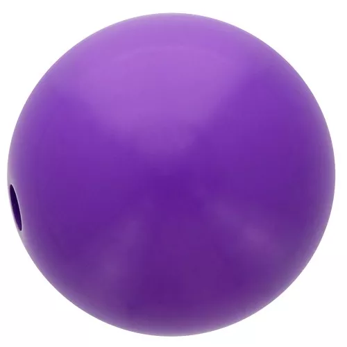Perlina di resina opaca 14 mm - Viola x1
