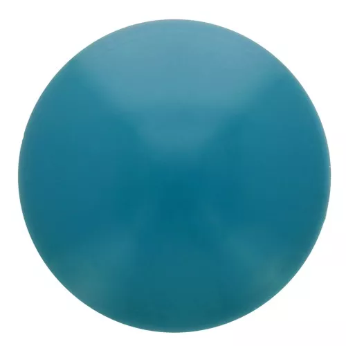 Cabochon rotondo opaco in resina 12 mm - Blu anatra x1