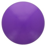 Cabochon rotondo in resina opaca 14 mm - Viola x1|raw }}