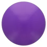 Cabochon rotondo in resina opaca 14 mm - Viola x1