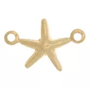 Distanziatore stella marina 12x8 mm -Gold filled x1