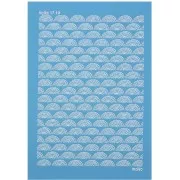 Silk Screen Moiko per pasta polimerica 74x105 mm - Puzzle Arcobaleno 17.10 x1