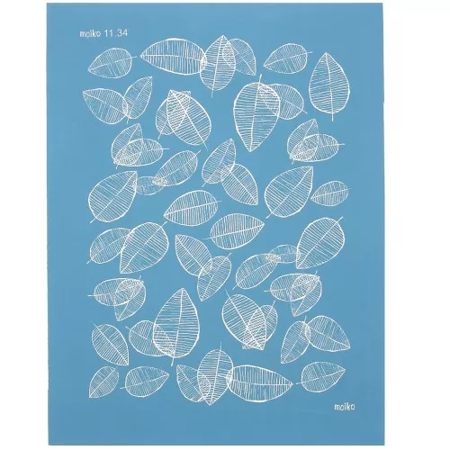 Silk Screen Moiko per pasta polimerica 74x105 mm - Puzzle Foglie 11.34 x1