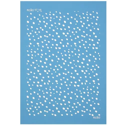 Silk Screen Moiko per pasta polimerica 74x105 mm - Puzzle Neve 17.15 x1