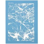 Silk Screen Moiko per pasta polimerica 74x105 mm - Puzzle Marmorizzato 18.13 x1