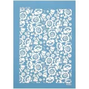 Silk Screen Moiko per pasta polimerica 74x105 mm - Helleborus 17.22 x1