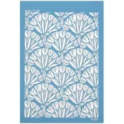 Silk Screen Moiko per pasta polimerica 74x105 mm - MAzzo di tulipano17.28 x1