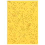 Foglio struttura Moiko per pasta polimerica 97x68 mm - Fiore 9.16 x1