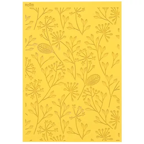 Foglio struttura Moiko per pasta polimerica 97x68 mm - Fiore 9.16 x1
