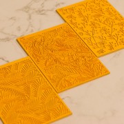 Foglio struttura Moiko per pasta polimerica 97x68 mm - Fiore 9.16 x1