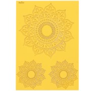 Foglio struttura Moiko per pasta polimerica 97x68 mm - Mandala 2,13 x1|raw }}