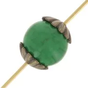 Coppette striate 6.5 mm - Bronzo x20