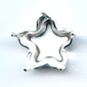 Castone PureCrystal 4744 Fiore mm.. 10 argento x1