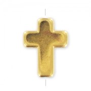 Croce mm. 16x12 Dorato con oro fino x1|raw }}