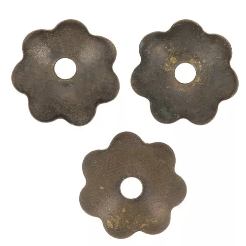 Coppette fiori 6 mm - Bronzo x20