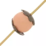 Coppette fiori 6 mm - Bronzo x20