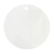 Zecchino tondo Madreperla mm. 30 Naturale x1