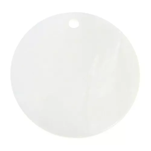 Zecchino tondo Madreperla mm. 30 Naturale x1