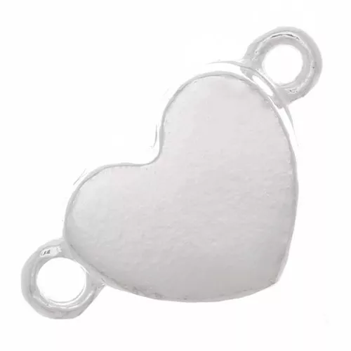 Chiusura magnetica cuore 6 mm - Argento 925 x1