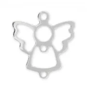 Intercalare angelo 3 anellini mm. 15x14 Argento 925 x1
