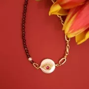 Perle tonde sfaccettate in pietra semipreziosa 3 mm - Granato x39cm