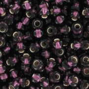 Perle di semi Preciosa 9/0 2,5 mm - Ametista rivestita d'argento x20g|raw }}