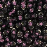 Perle di semi Preciosa 9/0 2,5 mm - Ametista rivestita d'argento x20g