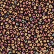 Perle di semi Preciosa 11/0 2 mm - Iris satinato metallizzato x20g