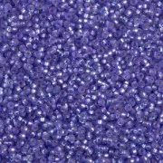 Rocaille Miyuki 15/0 1654 - Dyed SF Purple Silverline