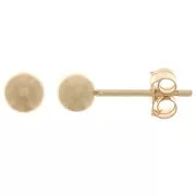 Orecchini a perno palline 4 mm -In gold filled x2