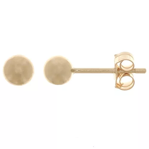 Orecchini a perno palline 4 mm -In gold filled x2