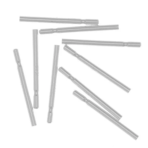Perni di saldatura per orecchini a perno 9,5x0,7 mm - Argento 925 x10